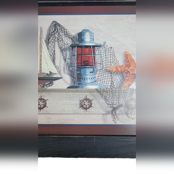 Framed Nautical Art Print Sailboat - Picture 12 of 16